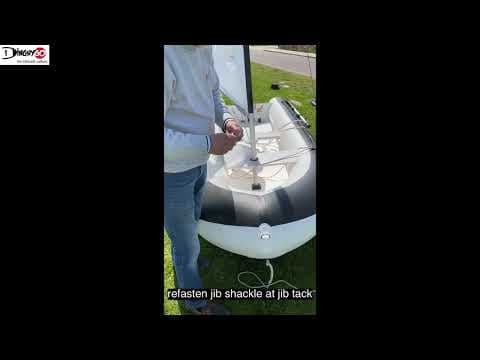 Taking down jib — instruction video (1:22)